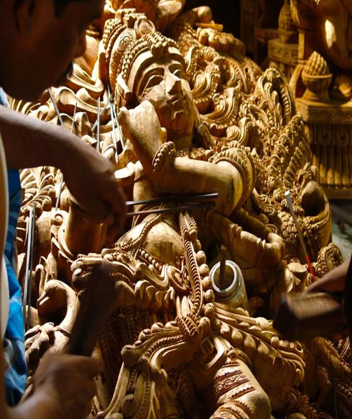 Deities Wood Carving workshop